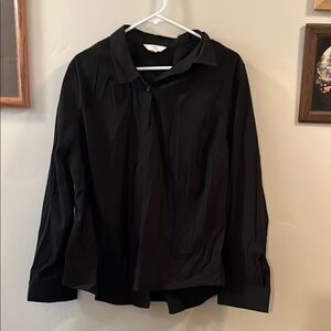 TIME AND TRU Black Blouse XXL